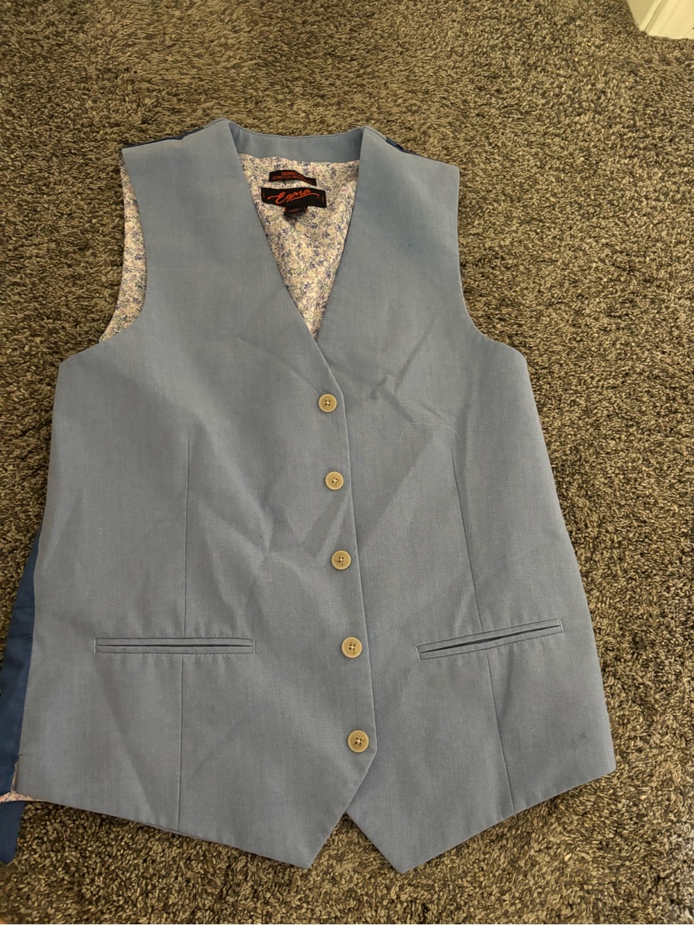 Egara Light Blue Men's Vest